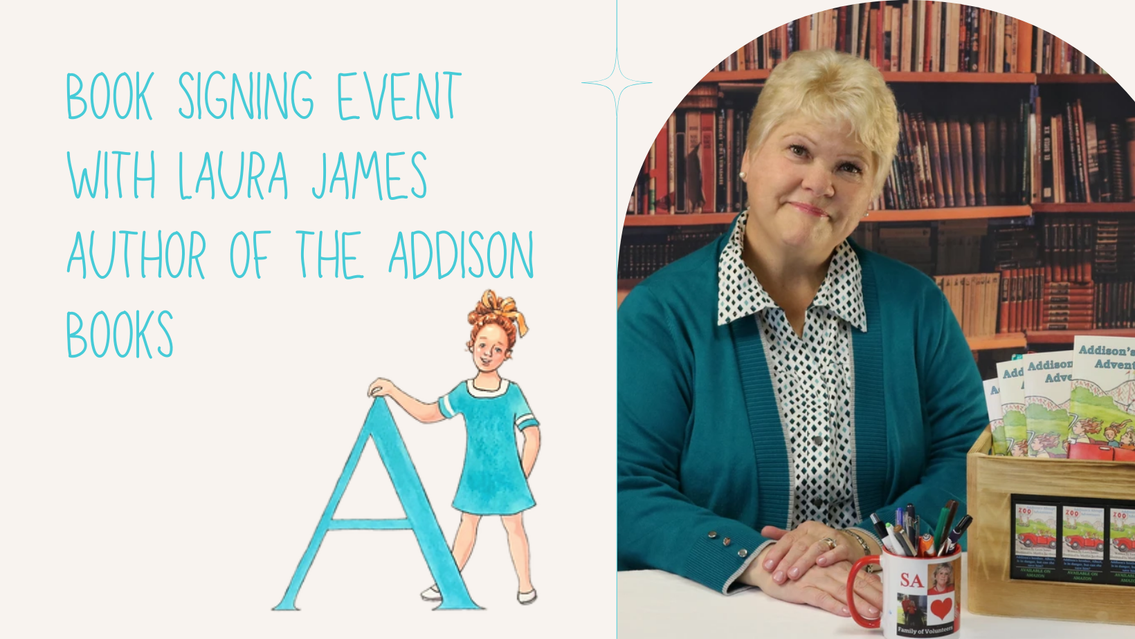 Laura James Book Signing - June 1st
