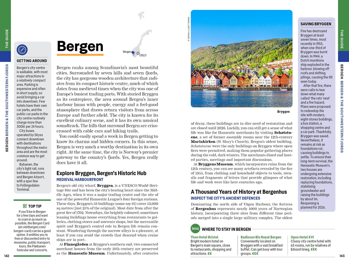 Book: Lonely Planet Norway Northern Lights Safari Far North Hiking & Skiing Oslo Walking Tours Travel Guide Paperback