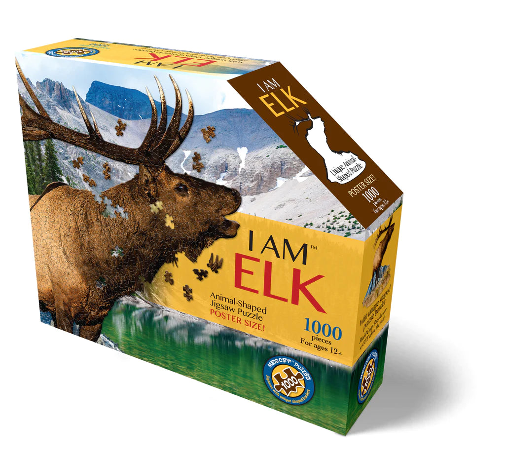 Puzzle: I Am Elk - Shaped Jigsaw (1,000 Pieces)