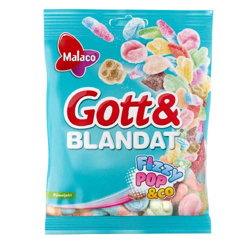 Candy: Malaco Gott & Blandat - Fizzy Pop & Co (130g)