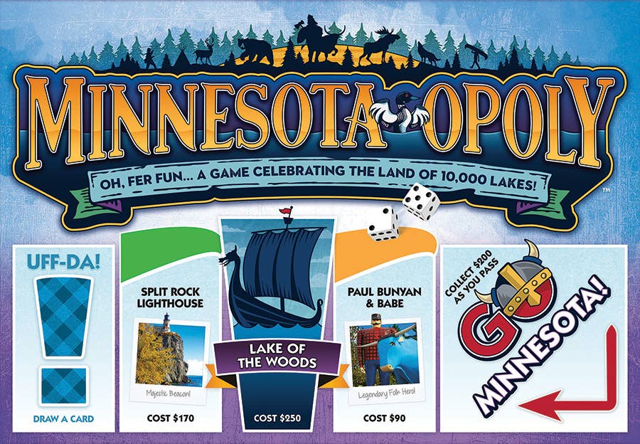Game: Minnesota-Opoly (state) Board Game