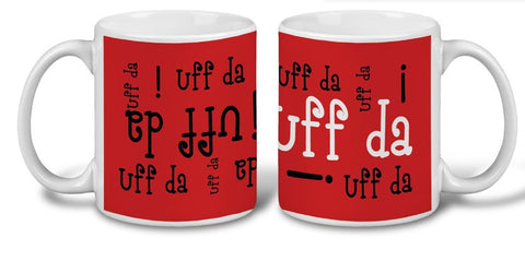 Mug: Uff da Text