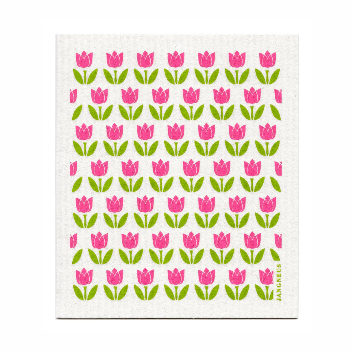 Dishcloth: Tulips Swedish Dish Cloth by Jangneus of Sweden 6.75" x 8"