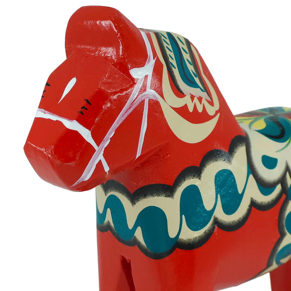 Figurine: Dala Horse Replica by Nordic Souvenir 5.5" Tall Wooden Horse