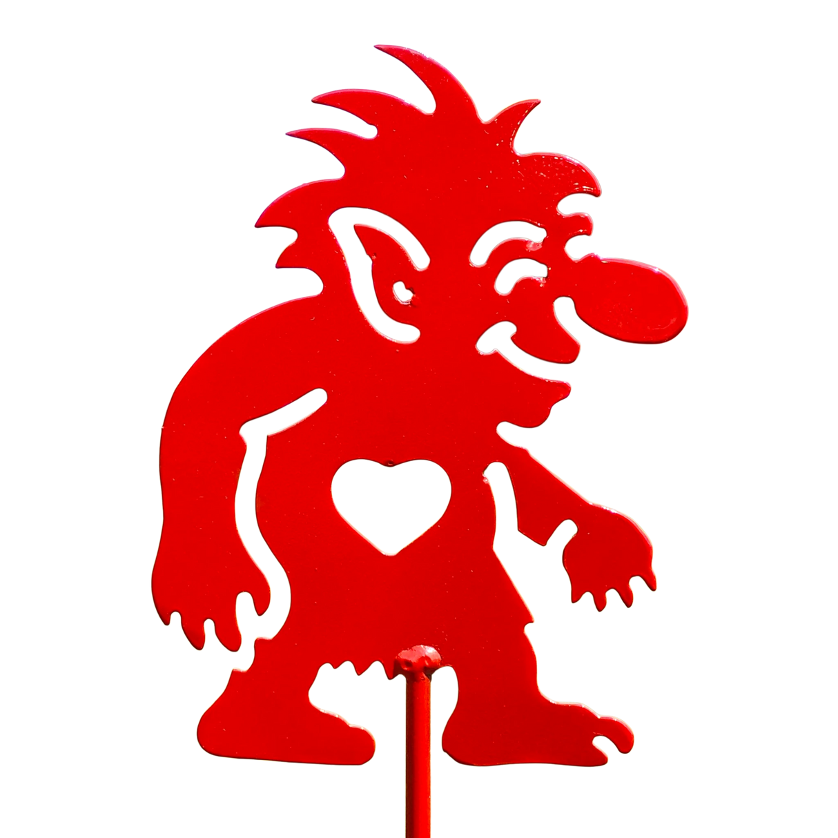 Garden Stake: Red Troll Garden Stake (30" Height)