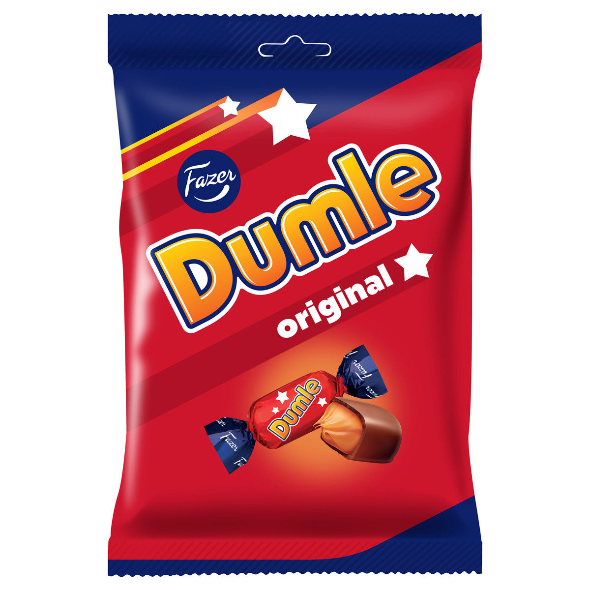 Candy: Fazer - Dumle Milk Chocolate with Soft Toffee (7.05oz)