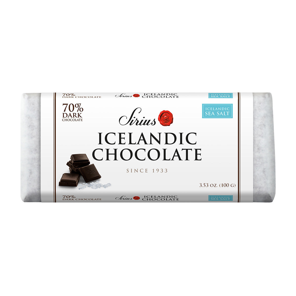 Candy: Noi Sirius - 70% Dark Chocolate Sea Salt (100g)