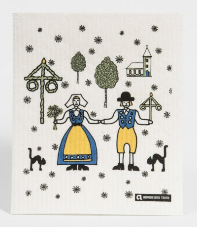 Tea Towel: Sverige Handduk