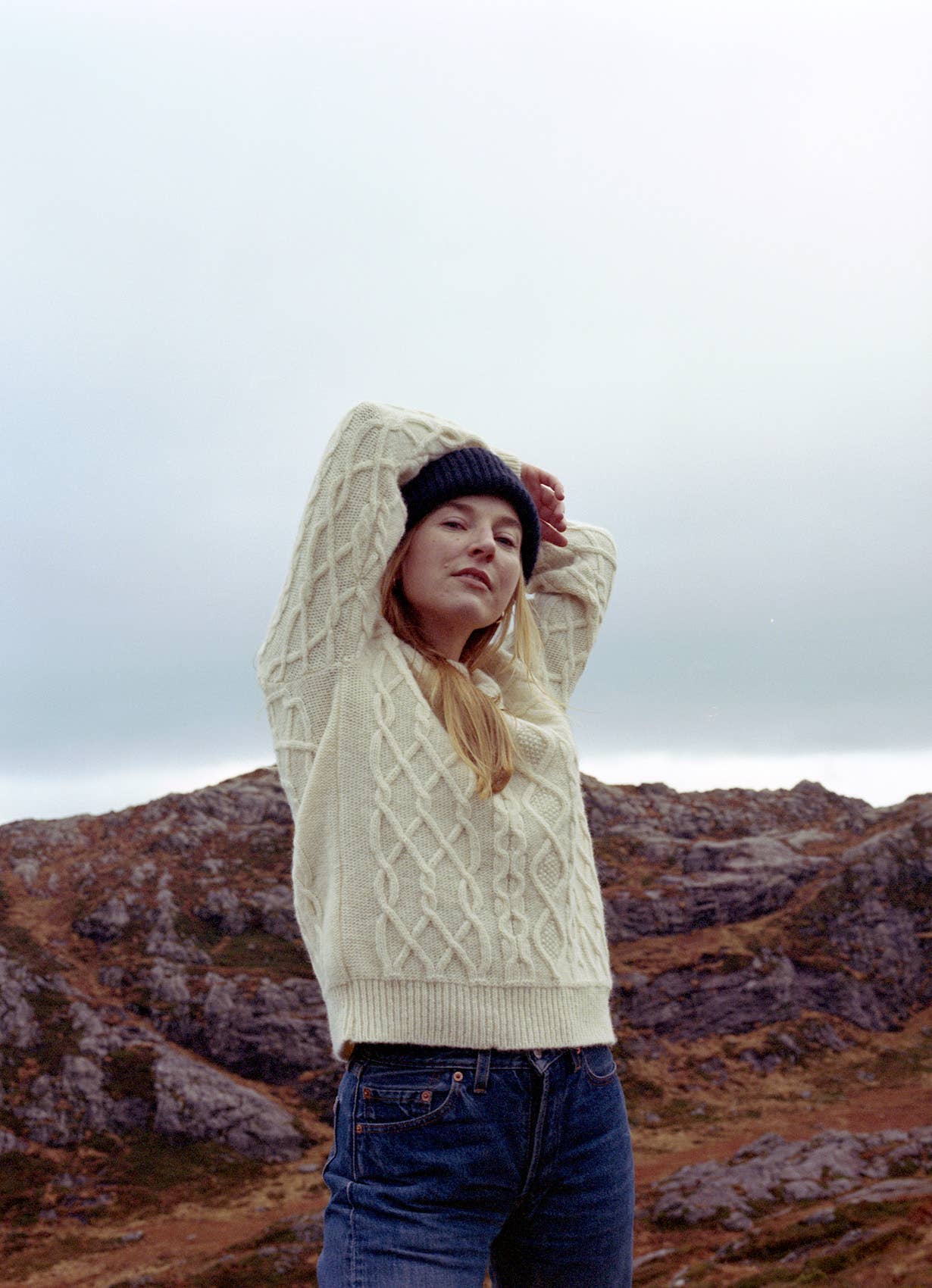 Sweater: Tórshavn Aran Off-white