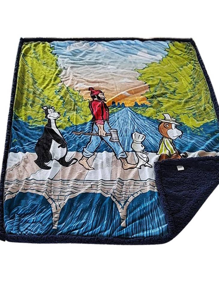 Blanket: MN Abbey Rd State Throw Blanket