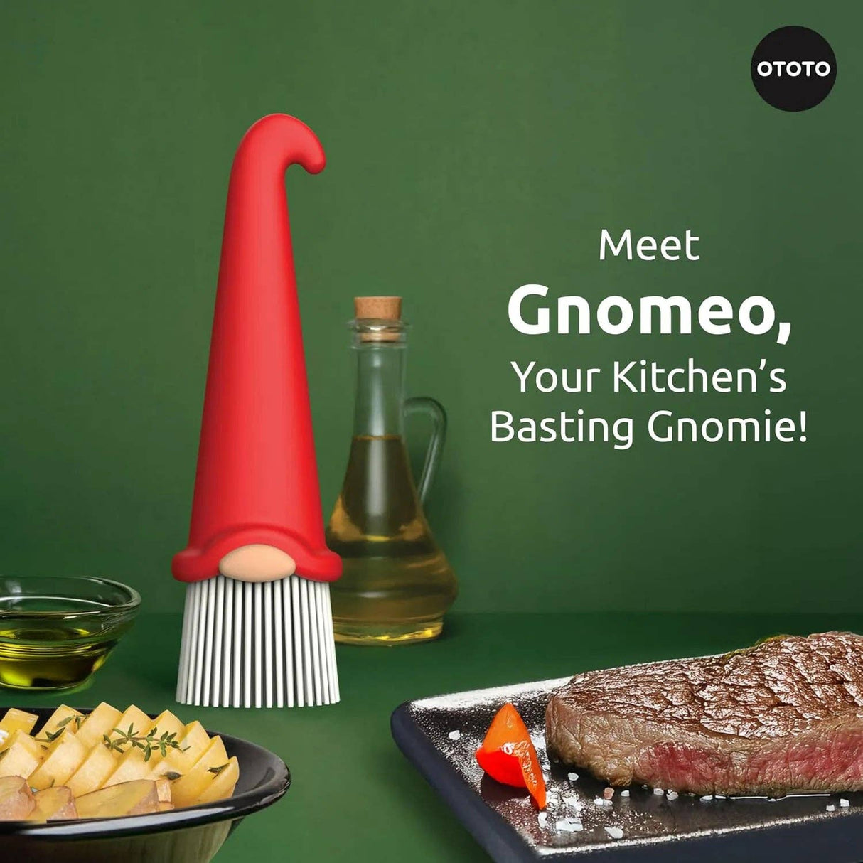 Brush: Gnomeo Basting Brush 6.5" Tall