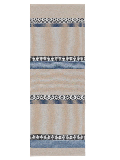 Rug: Savanne Vinyl Rug, Blue, 28x40