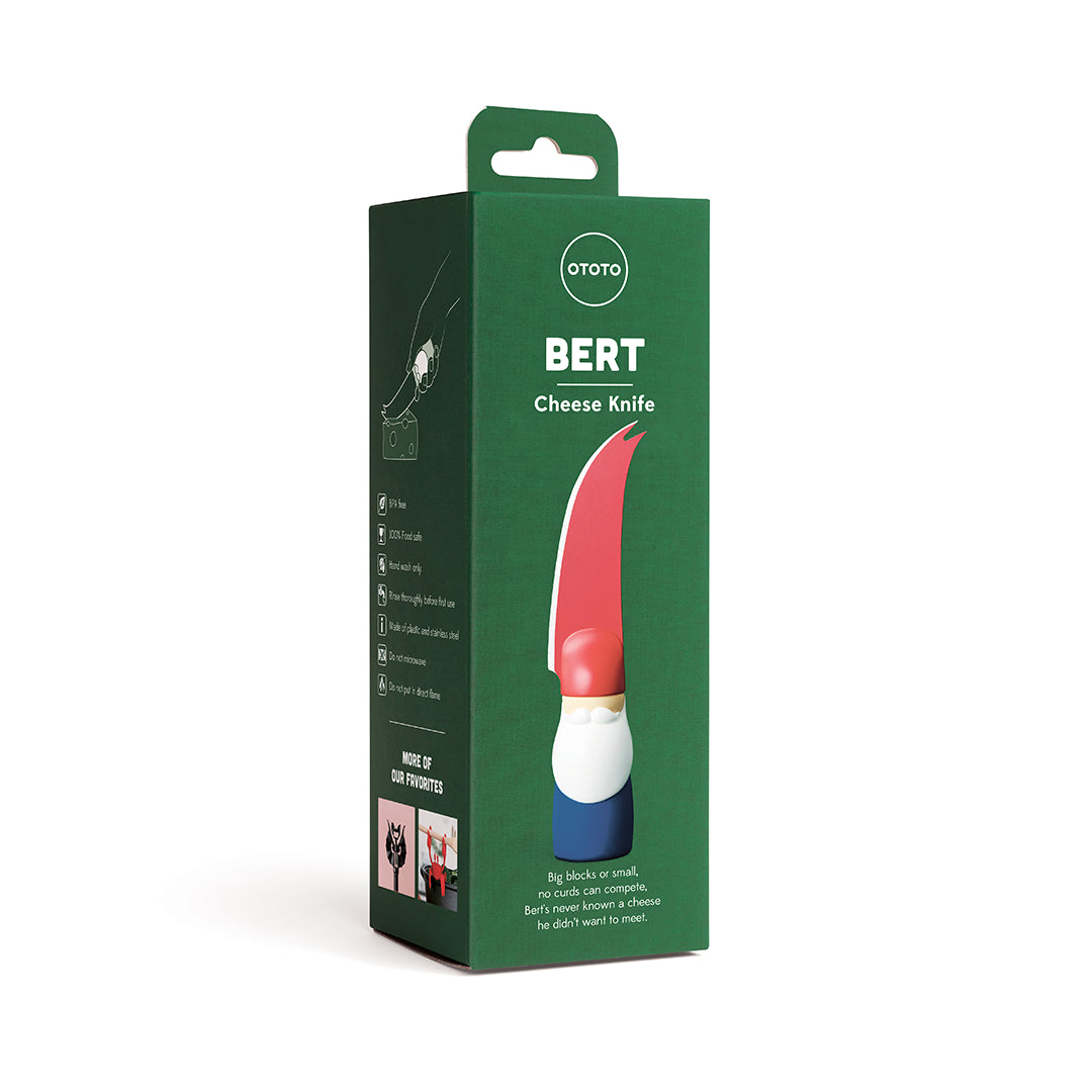 Knife: Bert Gnome Cheese Knife and Spreader - Kitchen Gifts 6"