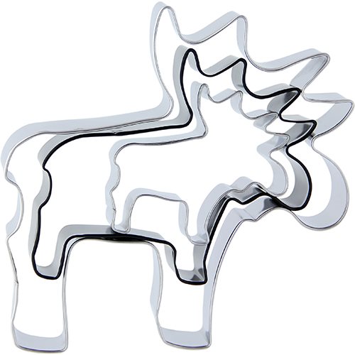 Cookie Cutter: Moose 3 sizes