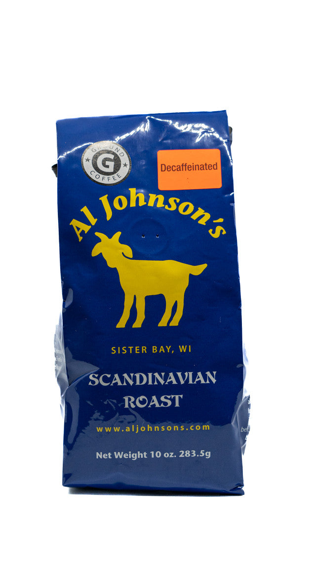 Coffee: Scandinavian Roast Decaf Ground Coffee Al Johnson's