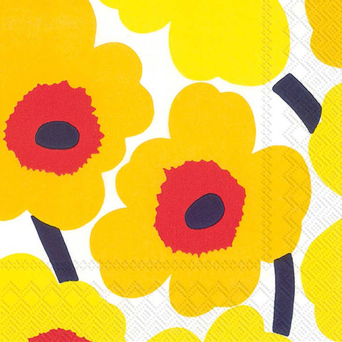 Napkins: Marimekko Yellow 4"x8"