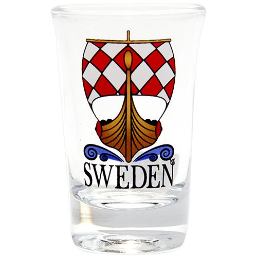 Shot Glass: Viking Ship, Sweden