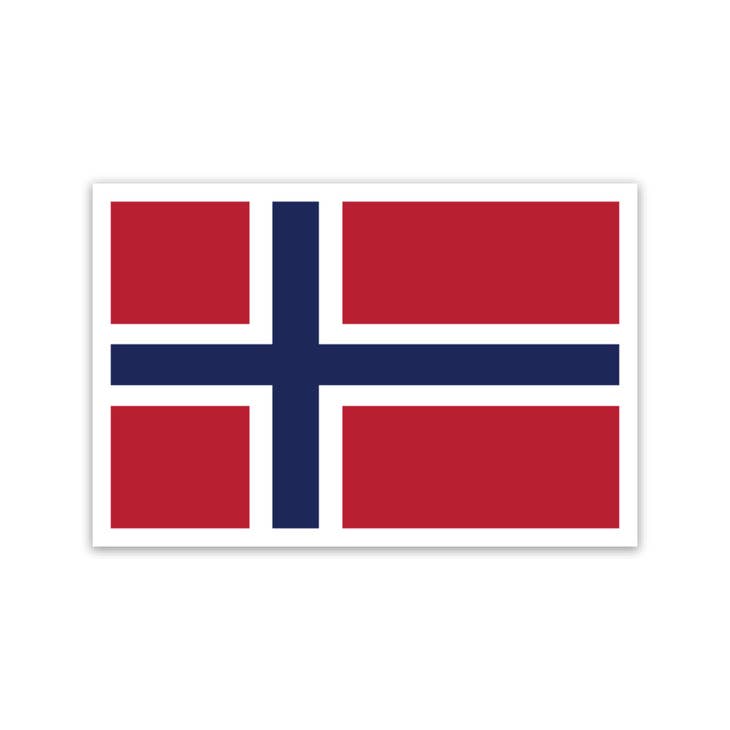 Sticker: Norwegian Flag