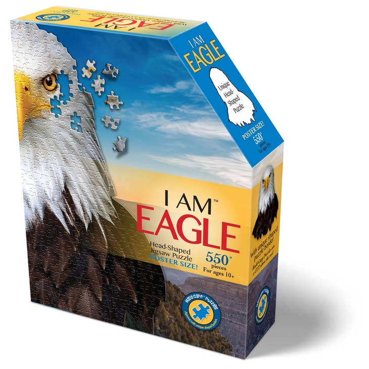 Puzzle: I Am Eagle - Shaped Jigsaw (550 Pieces)