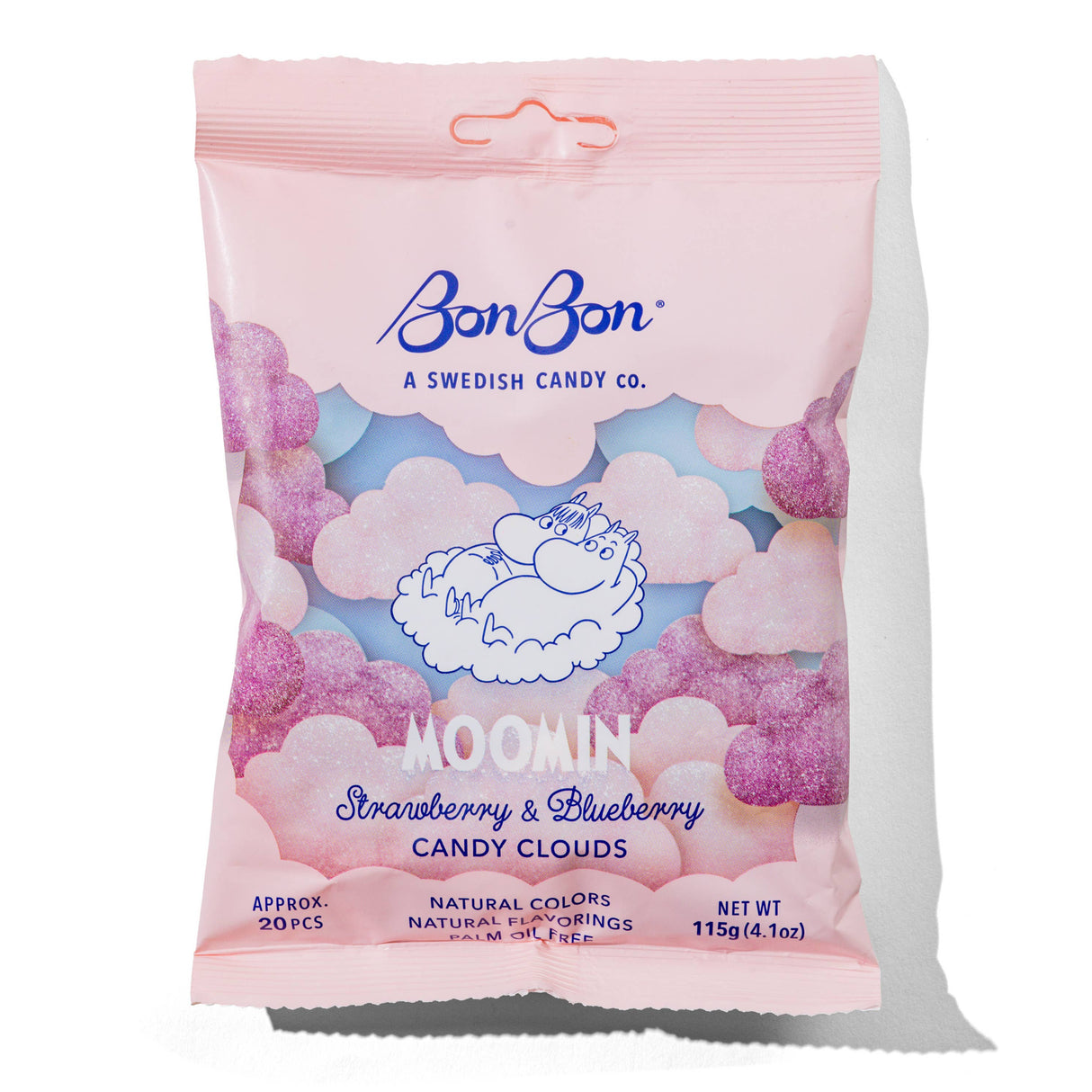 Candy: Moomin Strawberry and Blueberry Candy Clouds by BonBon Swedish Candy Co 4.1 oz