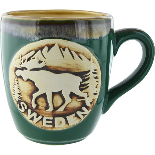 Mug: Moose Sweden Green