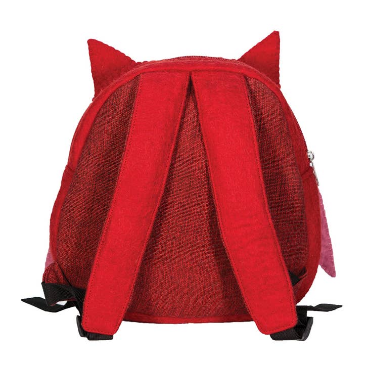 Backpack: Felted Wool Owl Backpack