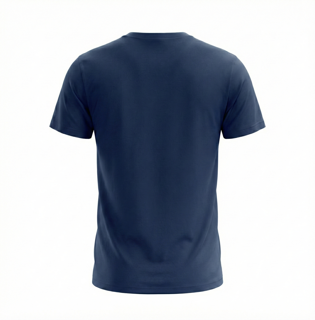 The "Sweden" T-Shirt - Navy is pictured from the back against a white background, featuring short sleeves and soft cotton in classic Scandinavian style.