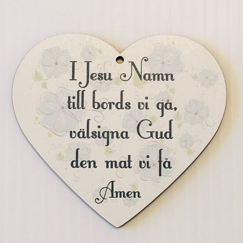Ornament: Swedish Table Prayer
