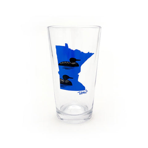 Pint Glass: MN Loon Pint Glass