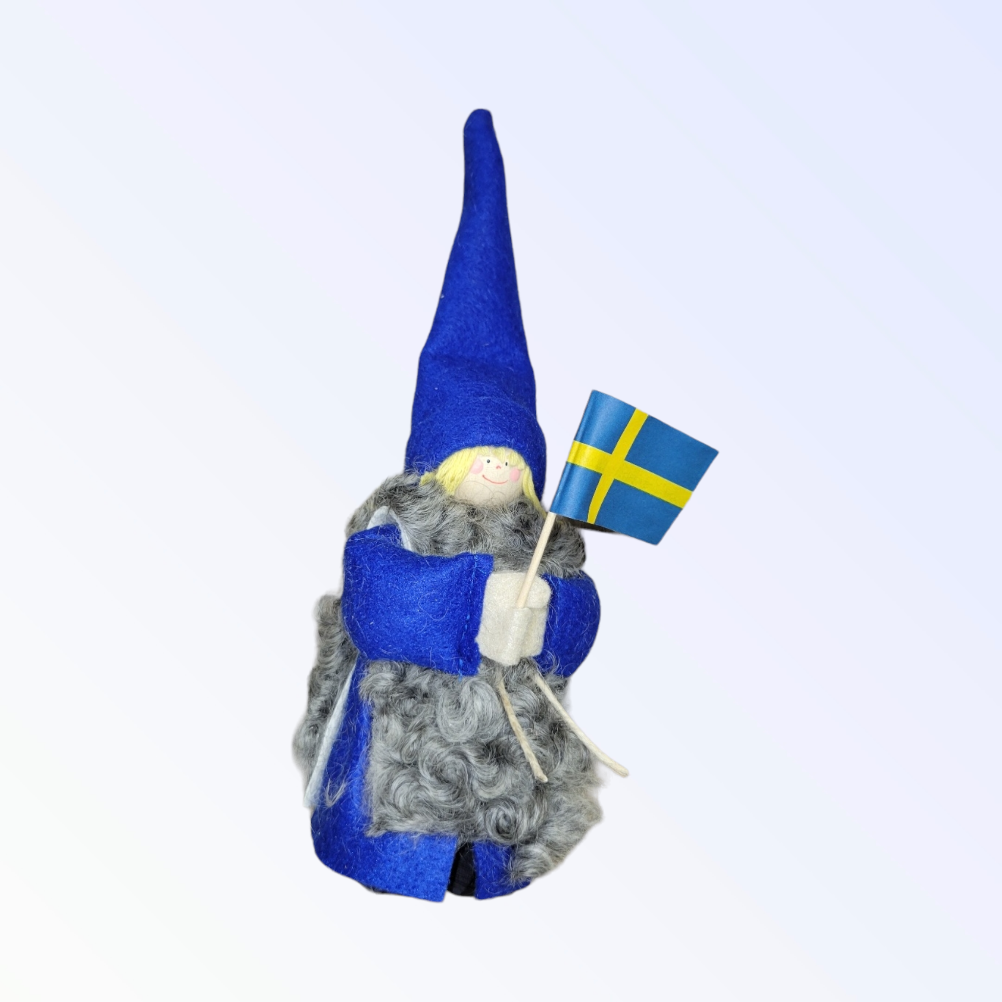 Figurine: Swedish Boy with Flag