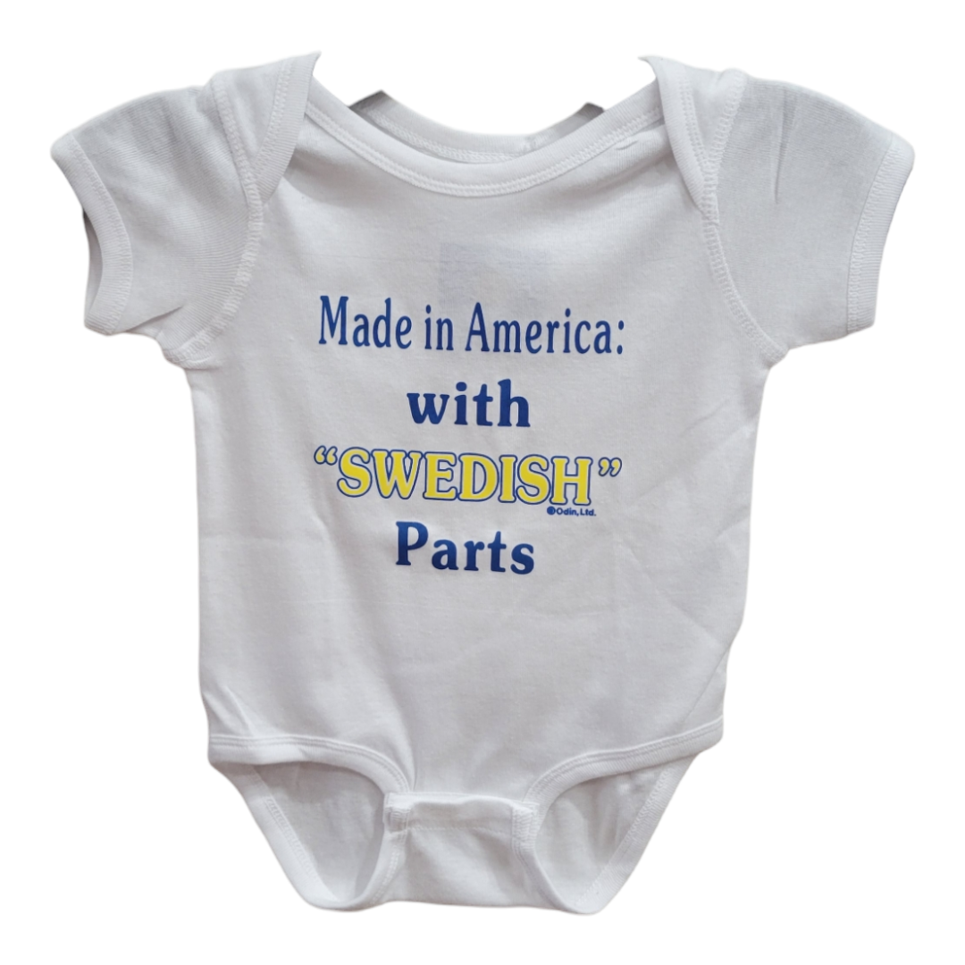 Onesie: Sweden Made in America with Swedish Parts