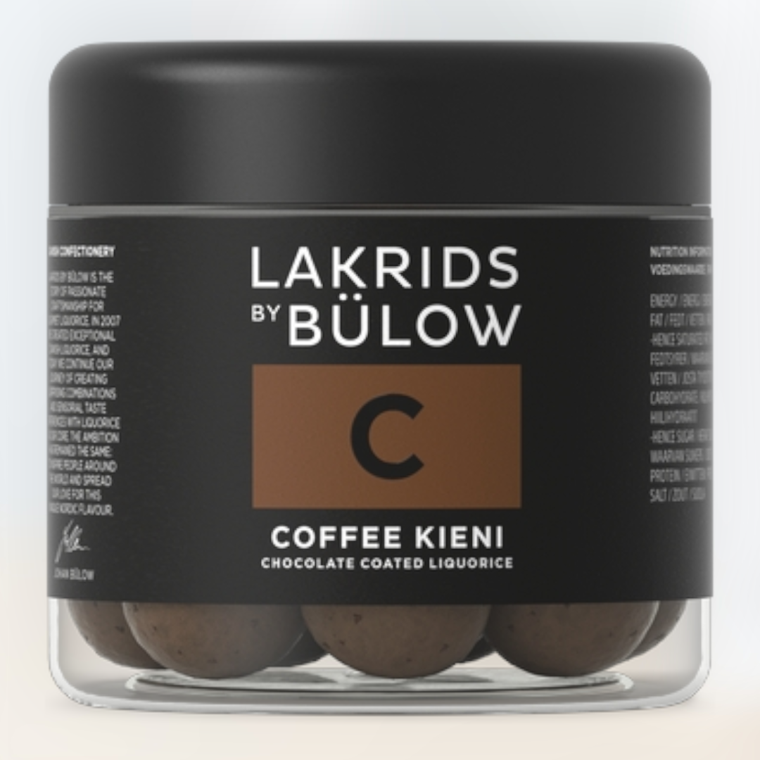 Lakrids: C - Coffee Kieni, Chocolate Coated Black Licorice, Lakrids by Bulow, Small