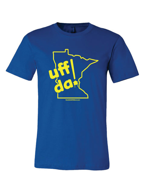 Tee: "Uff Da MN"