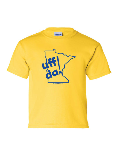 Youth Tee: Uff Da (Yellow)