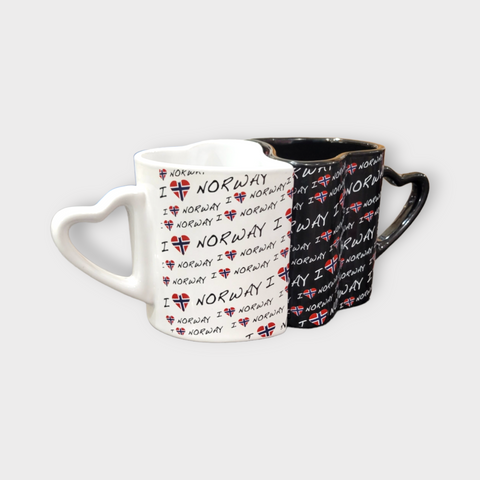 Mug: I Love Norway 2-Set