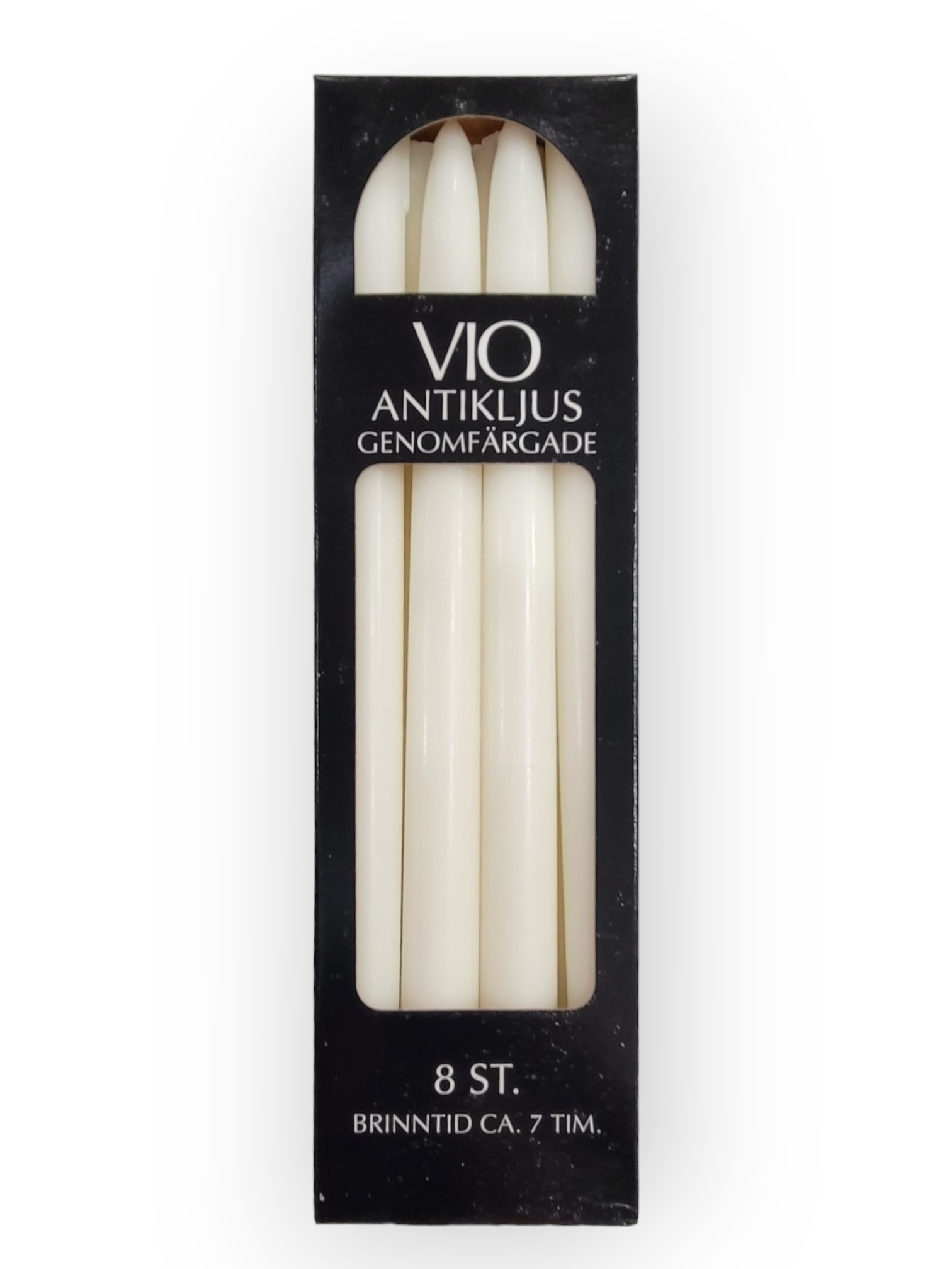 Candle: Vio Antikljus White 8pc