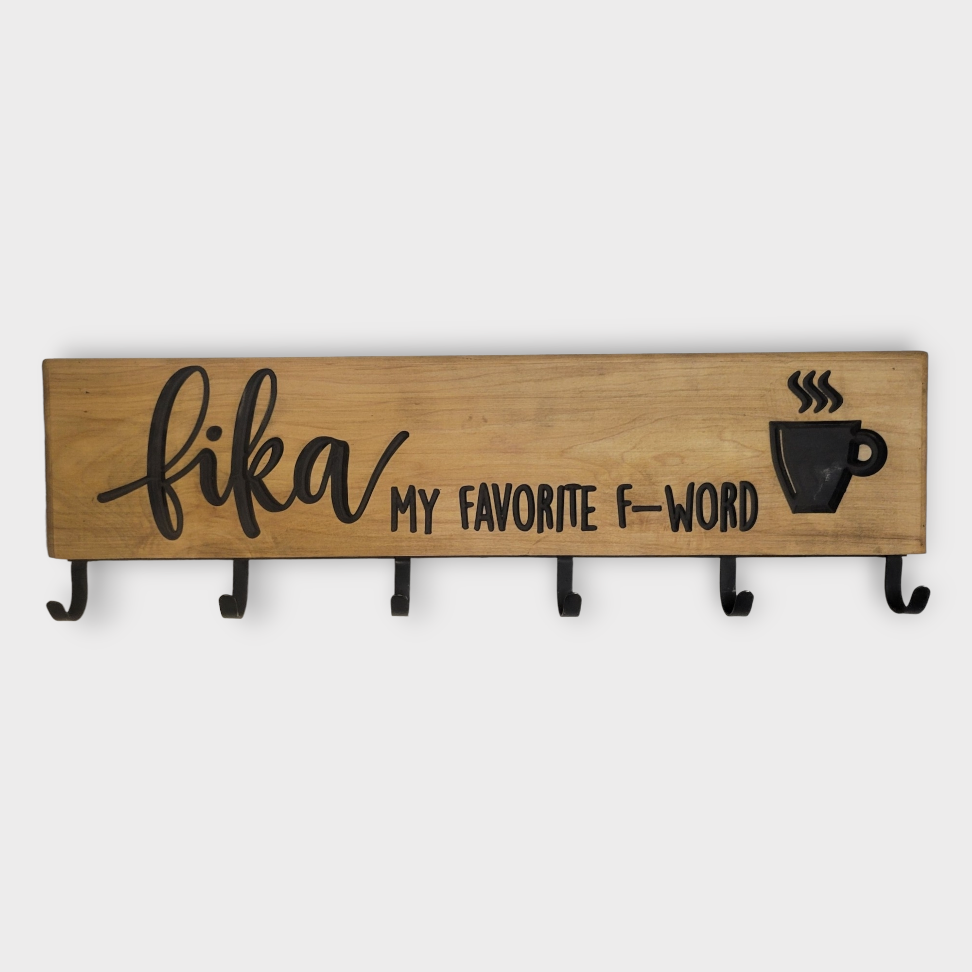 Coat Hooks: Fika Wood