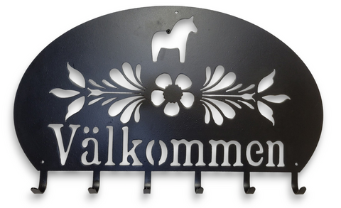 Coat Hooks: Valkommen Black