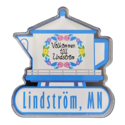 Magnet: Lindstrom Water Tower Color