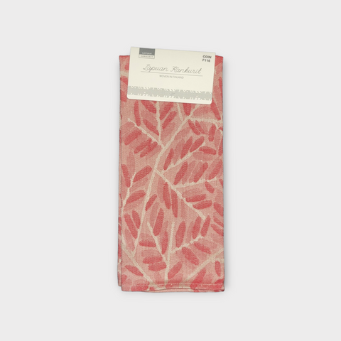 Tea Towel: Verso Red Linen