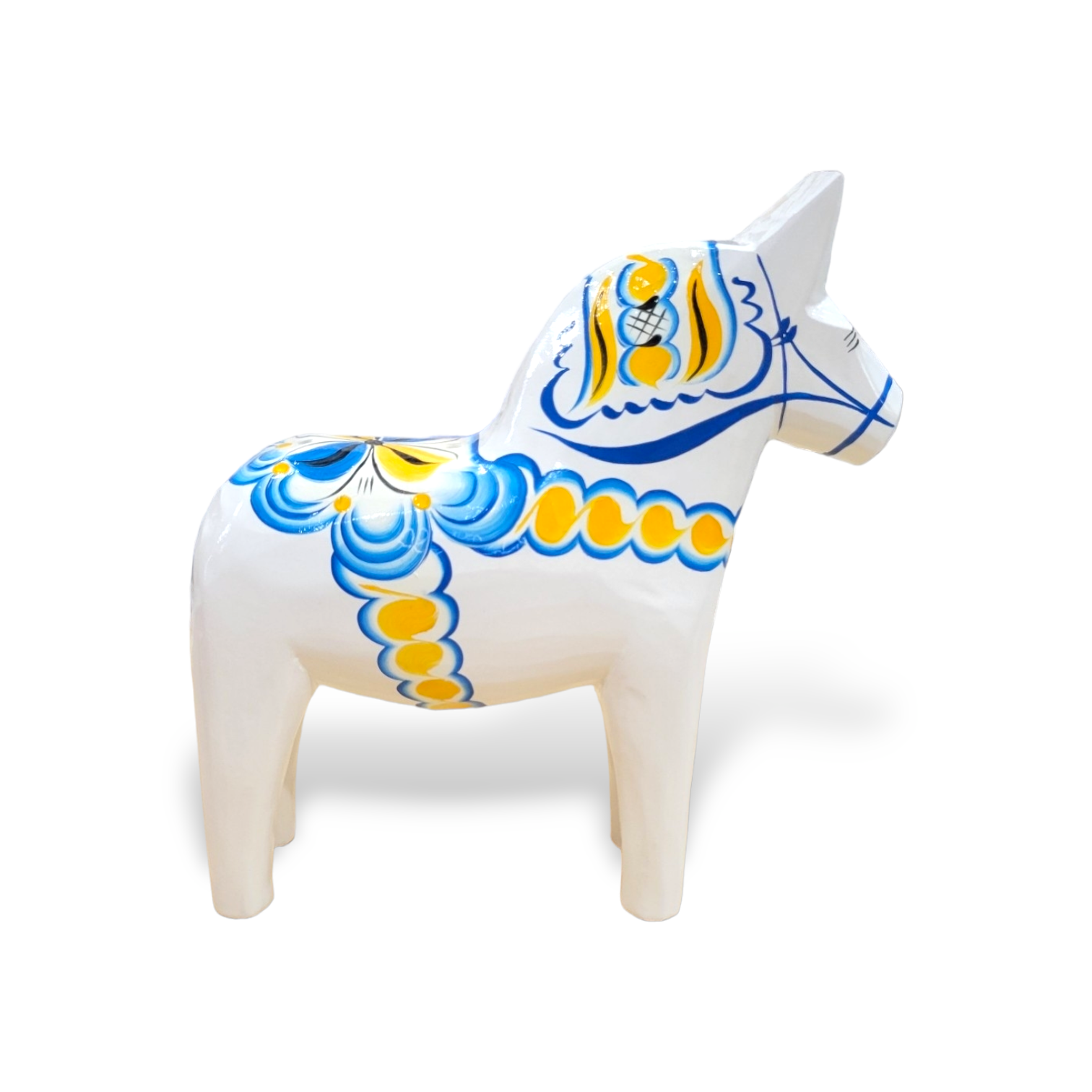 Dala Horse: White