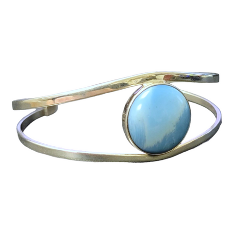 Bracelet: Plain Oval Swedish Blue