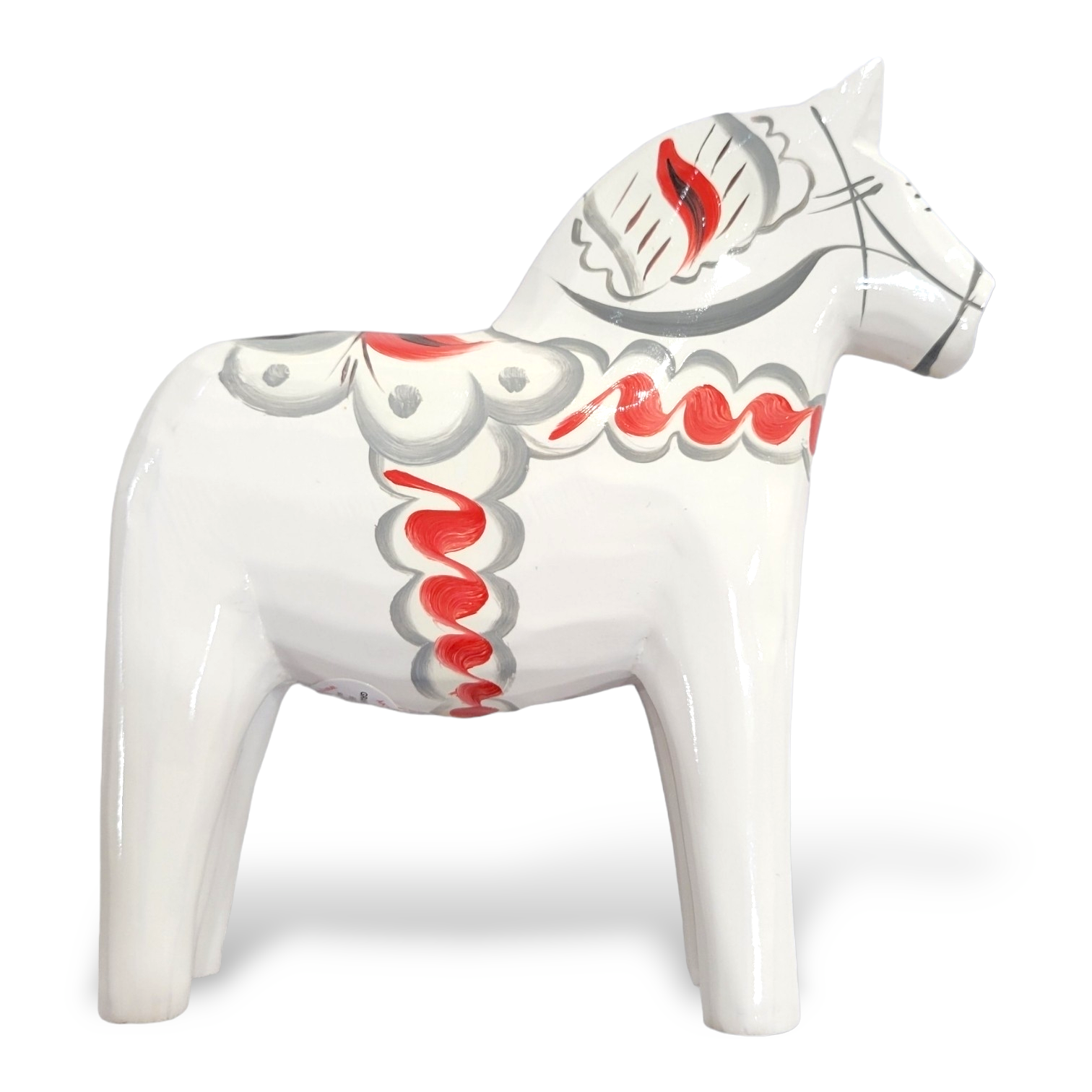 Dala Horse: White