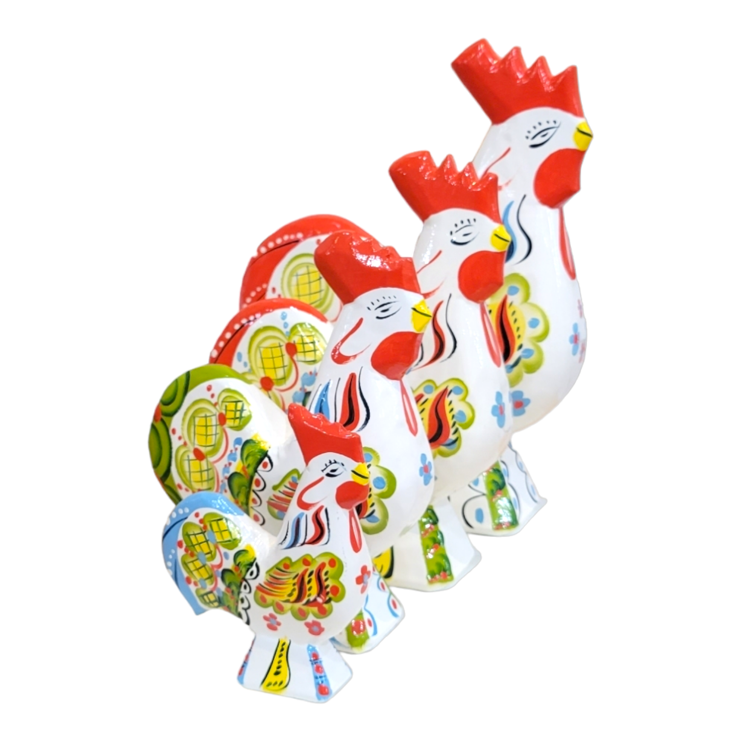 Dala Rooster: White