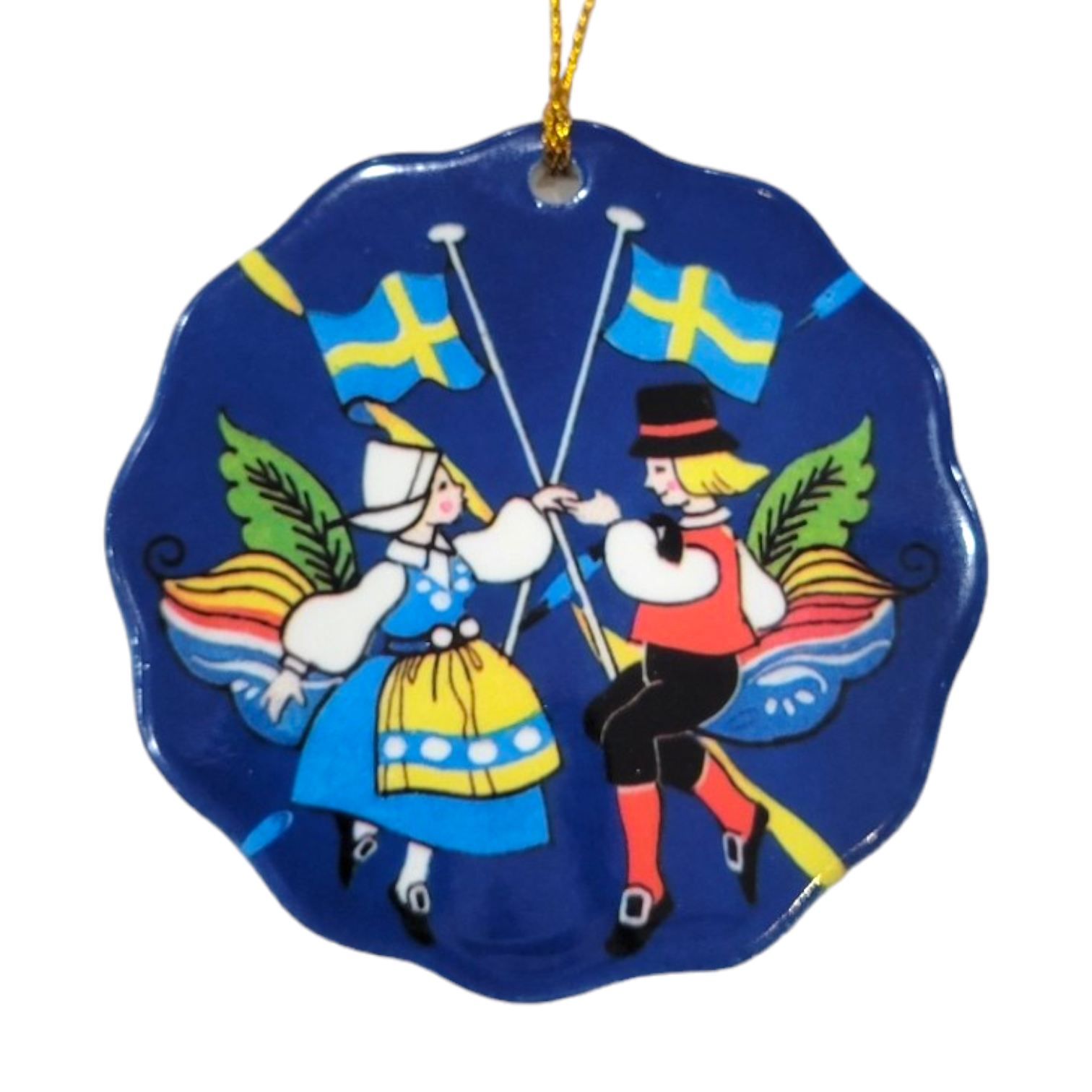 Ornament: Swedish Dancers