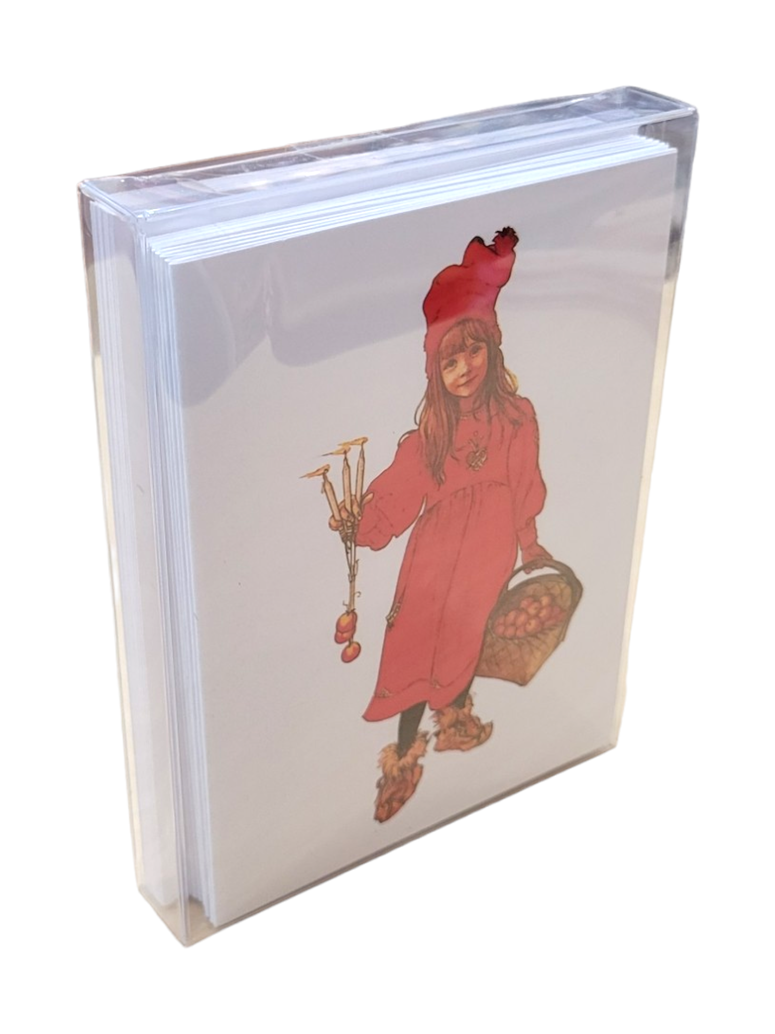 Card Pack: Apple Girl, Carl Larsson (12-Pack)