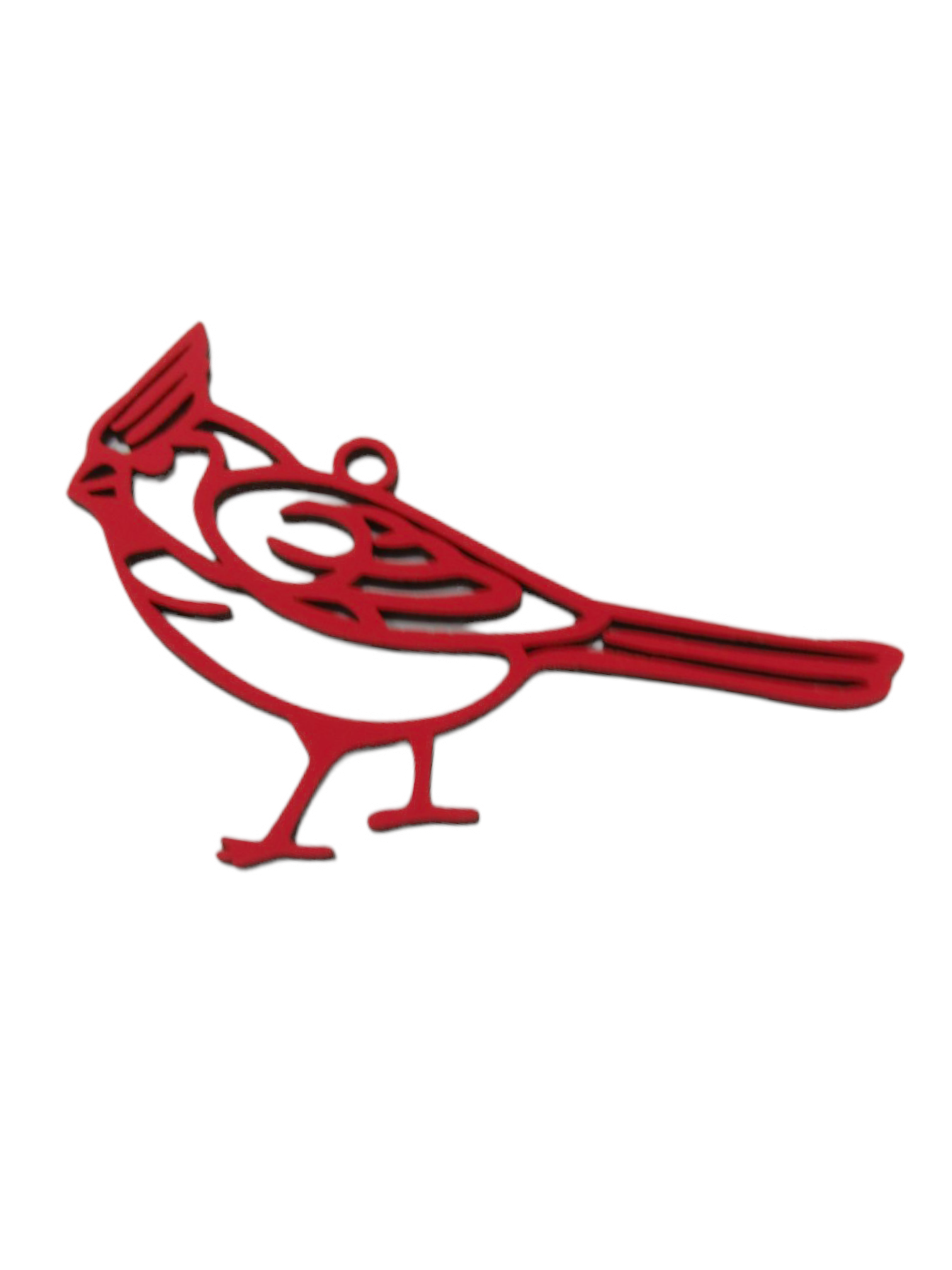 Ornament: Red Cardinal Shaped Ornament