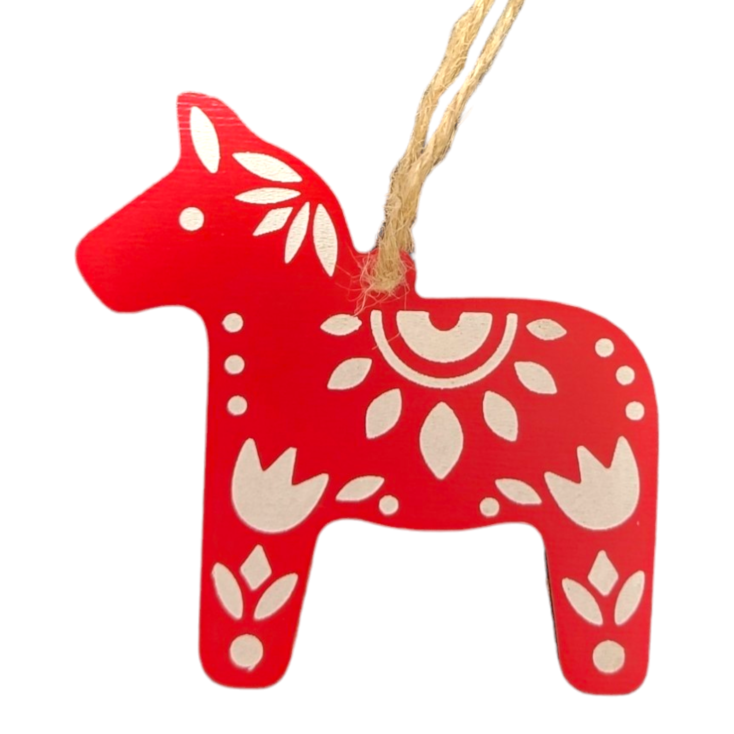 Ornament: Red Dala Horse