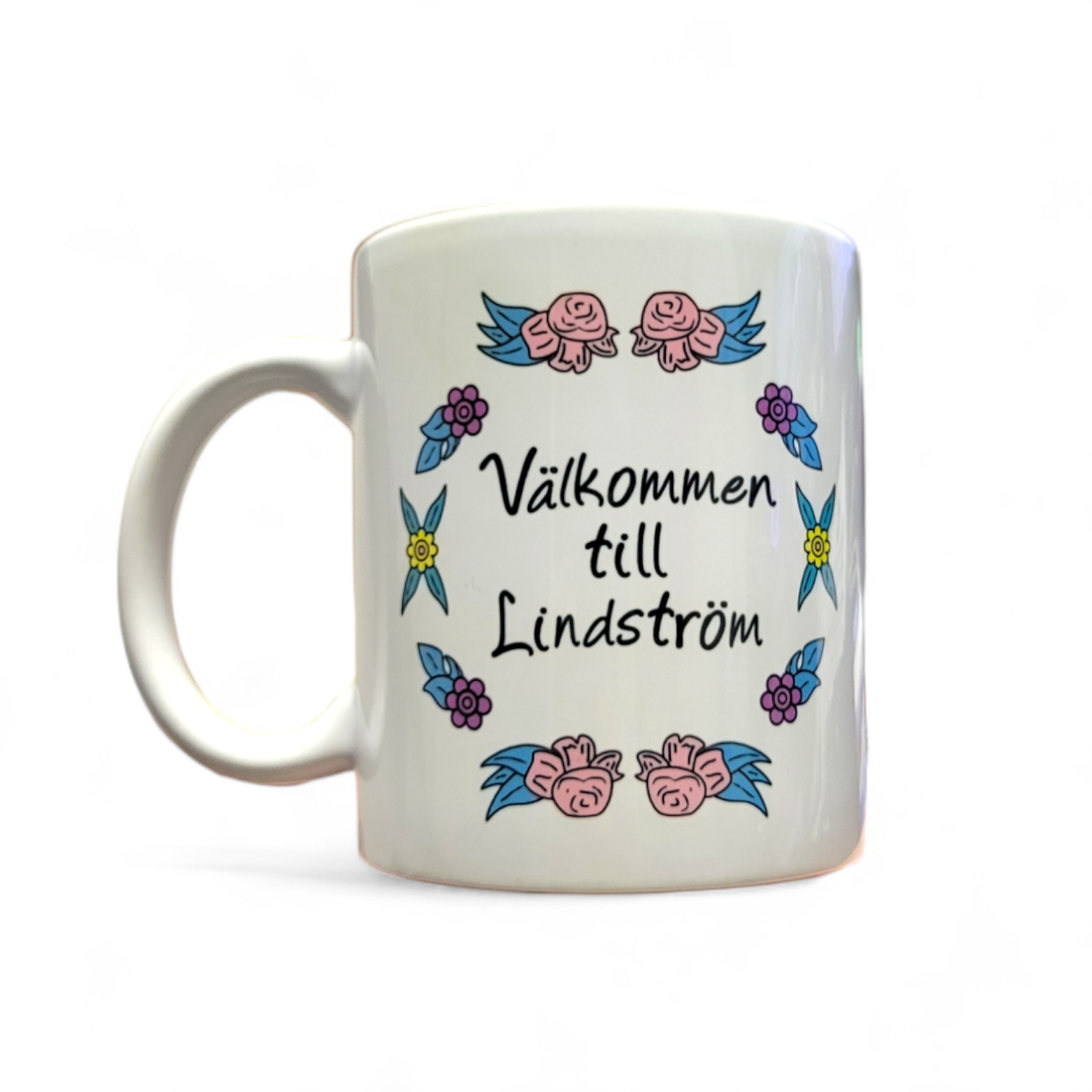 Mug: "Välkommen till Lindstrom"