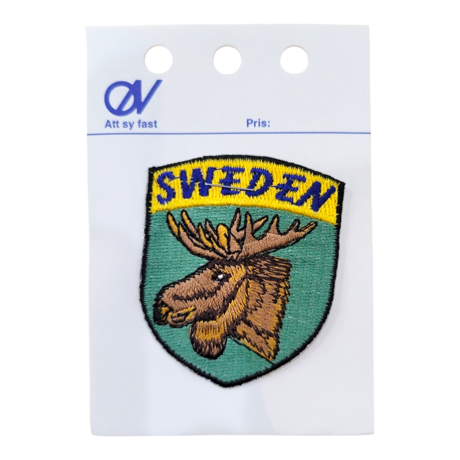 Patch: Moose-Shield Embroidery Patch